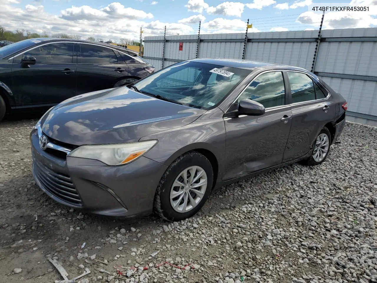 4T4BF1FKXFR453051 2015 Toyota Camry Le