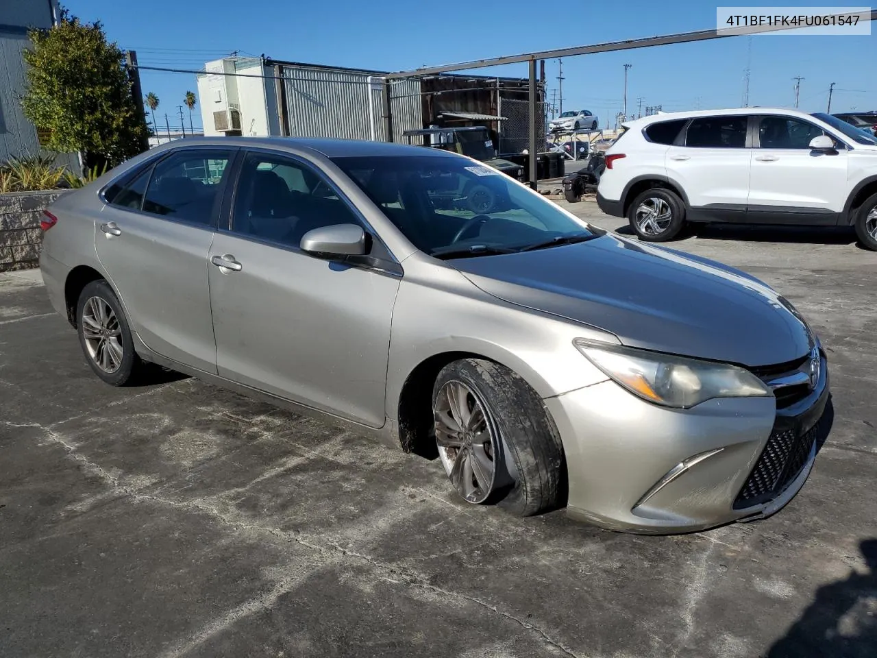 2015 Toyota Camry Le VIN: 4T1BF1FK4FU061547 Lot: 51108484