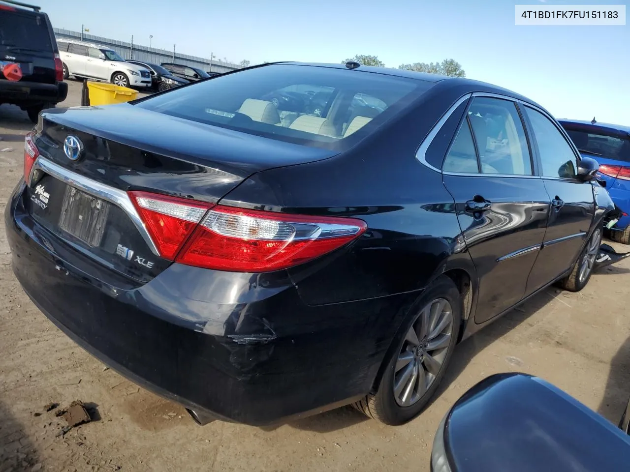 2015 Toyota Camry Hybrid VIN: 4T1BD1FK7FU151183 Lot: 52954524