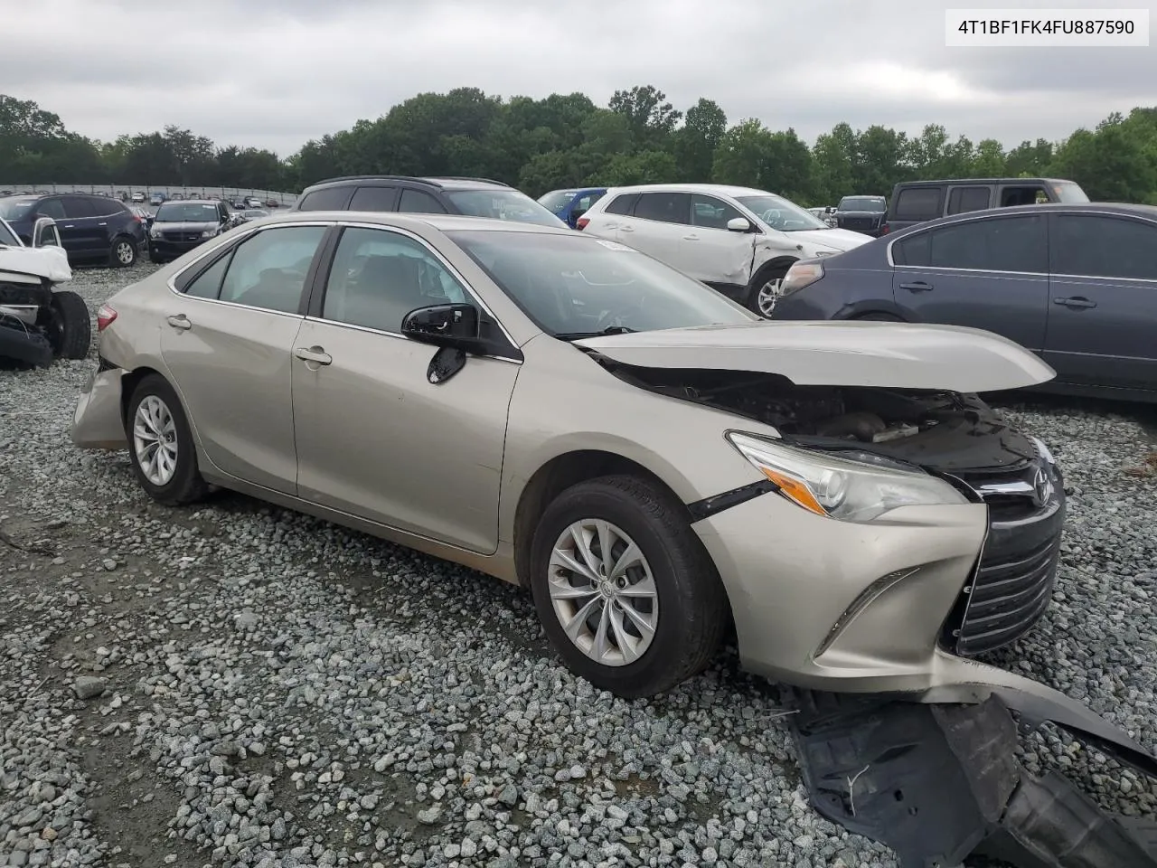 2015 Toyota Camry Le VIN: 4T1BF1FK4FU887590 Lot: 53431684