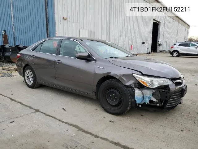 4T1BD1FK2FU152211 2015 Toyota Camry Hybrid