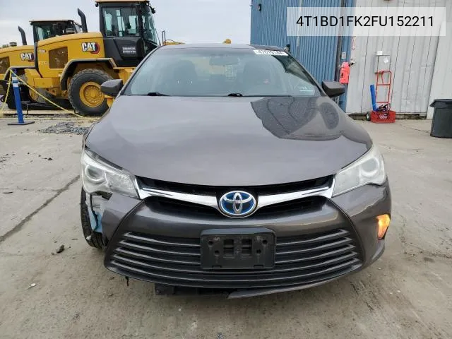 2015 Toyota Camry Hybrid VIN: 4T1BD1FK2FU152211 Lot: 54401524