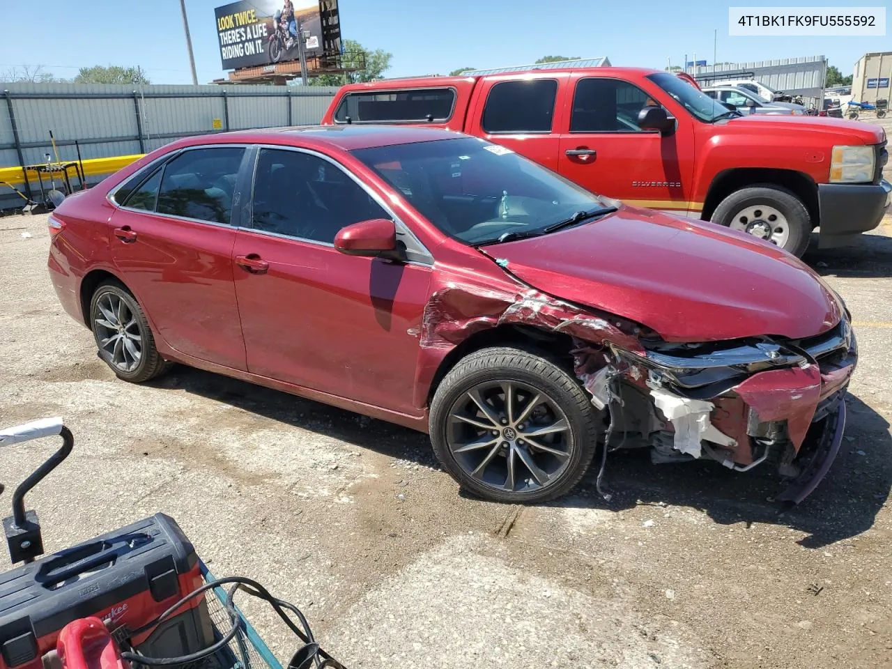 2015 Toyota Camry Xse VIN: 4T1BK1FK9FU555592 Lot: 58047154