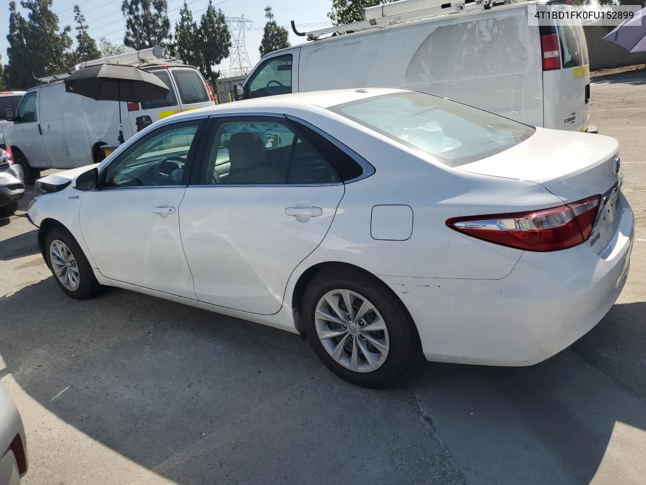 2015 Toyota Camry Hybrid VIN: 4T1BD1FK0FU152899 Lot: 58541404