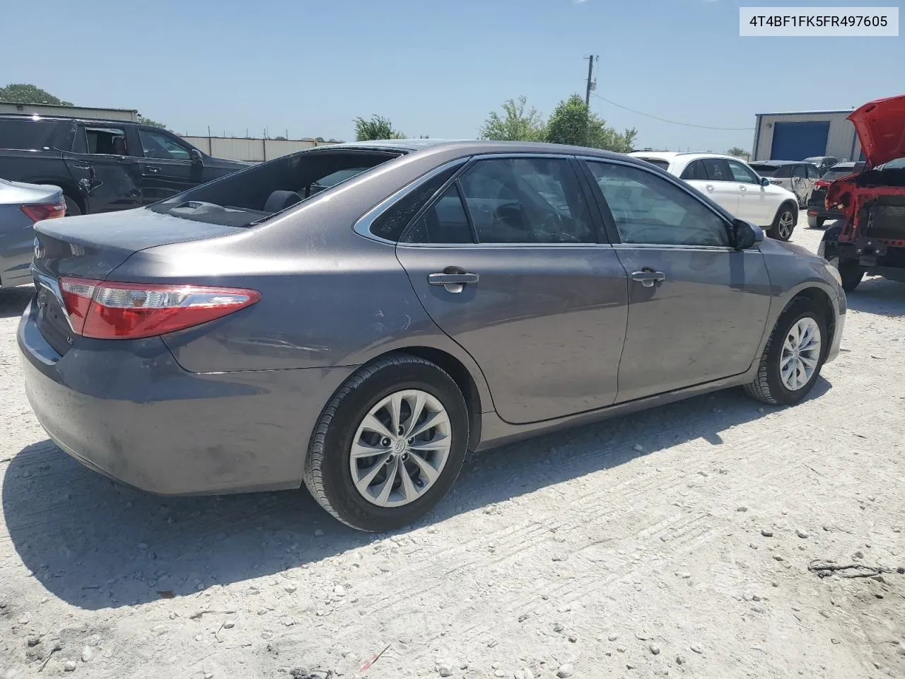 2015 Toyota Camry Le VIN: 4T4BF1FK5FR497605 Lot: 61918254