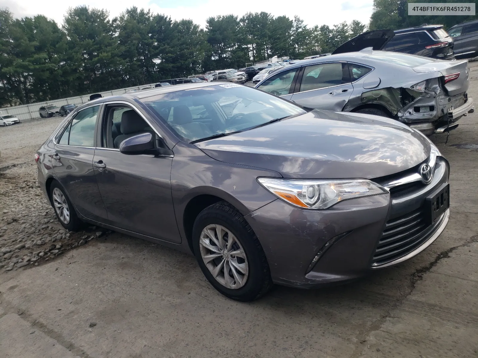 2015 Toyota Camry Le VIN: 4T4BF1FK6FR451278 Lot: 64576974