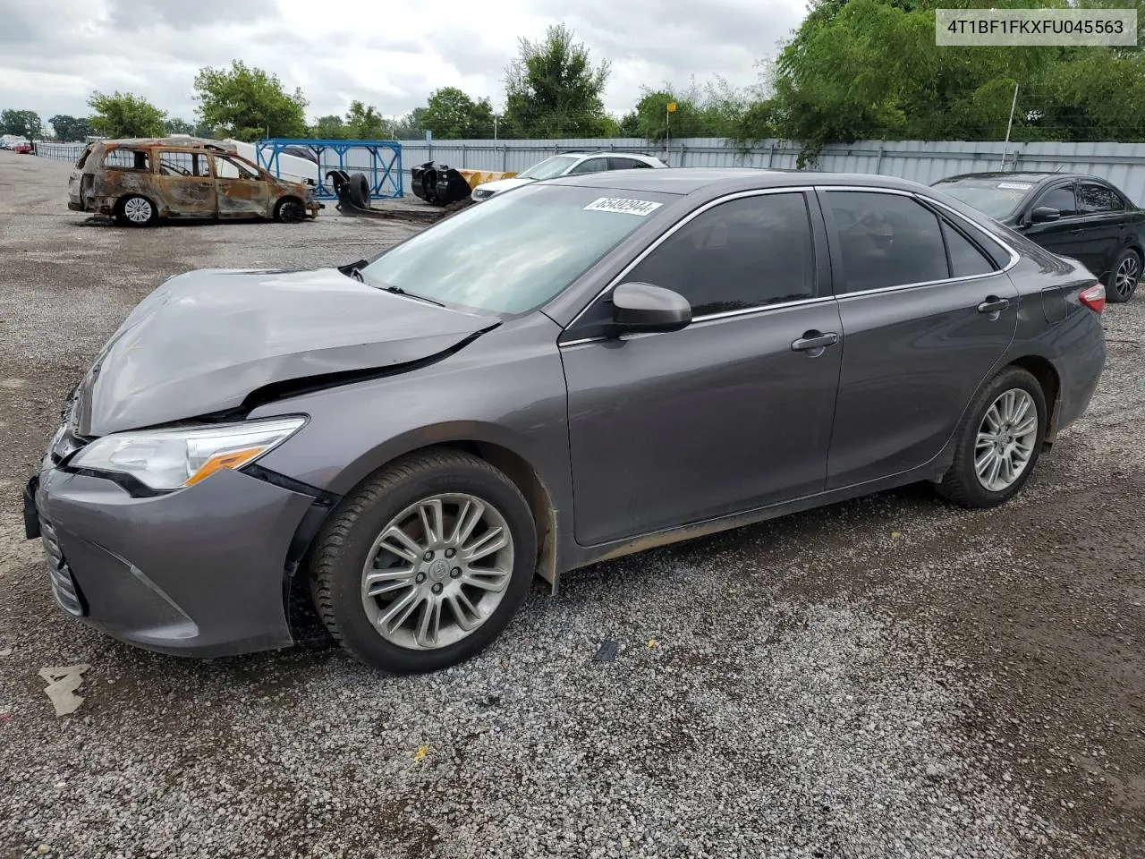 2015 Toyota Camry Le VIN: 4T1BF1FKXFU045563 Lot: 65492944