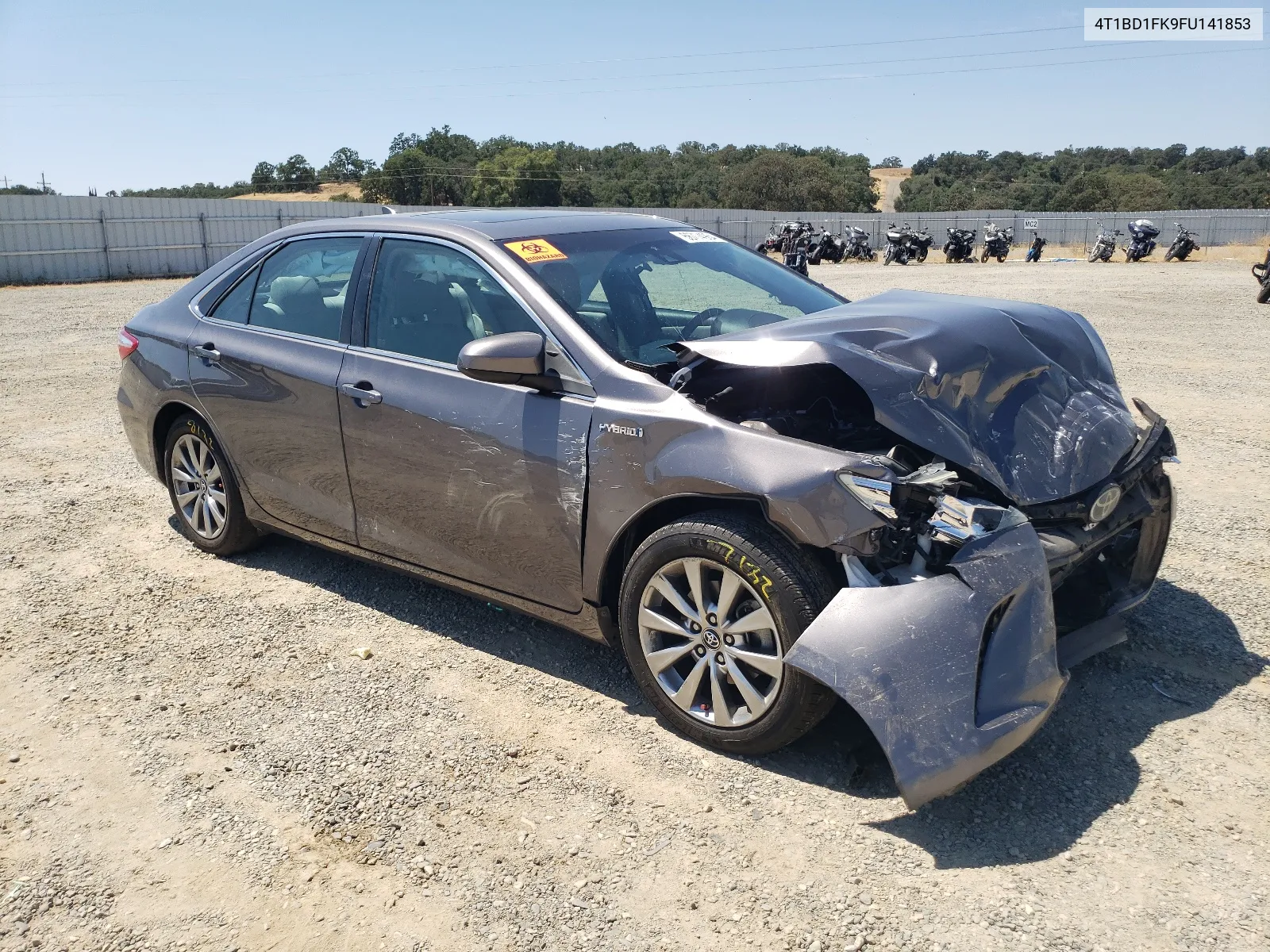 2015 Toyota Camry Hybrid VIN: 4T1BD1FK9FU141853 Lot: 66774964