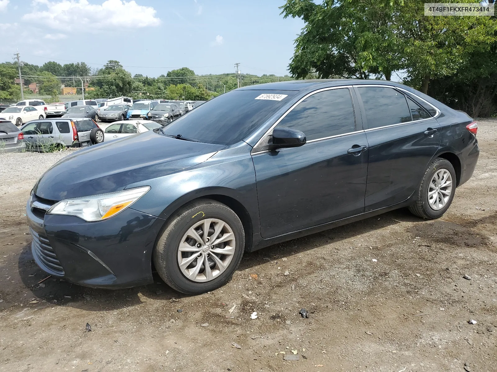 2015 Toyota Camry Le VIN: 4T4BF1FKXFR473414 Lot: 67892934