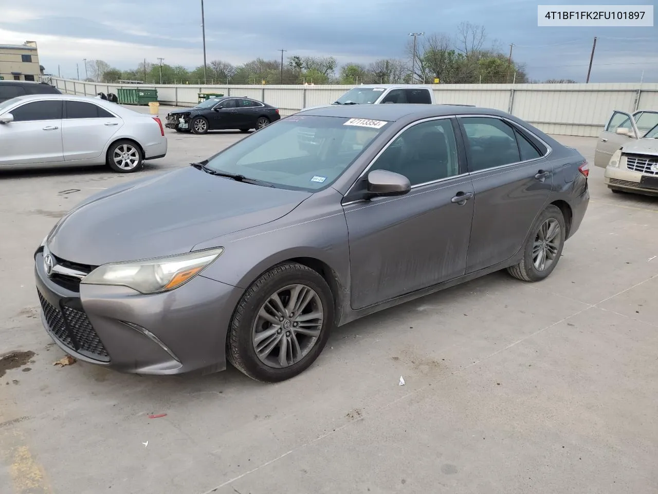 2015 Toyota Camry Le VIN: 4T1BF1FK2FU101897 Lot: 68037954