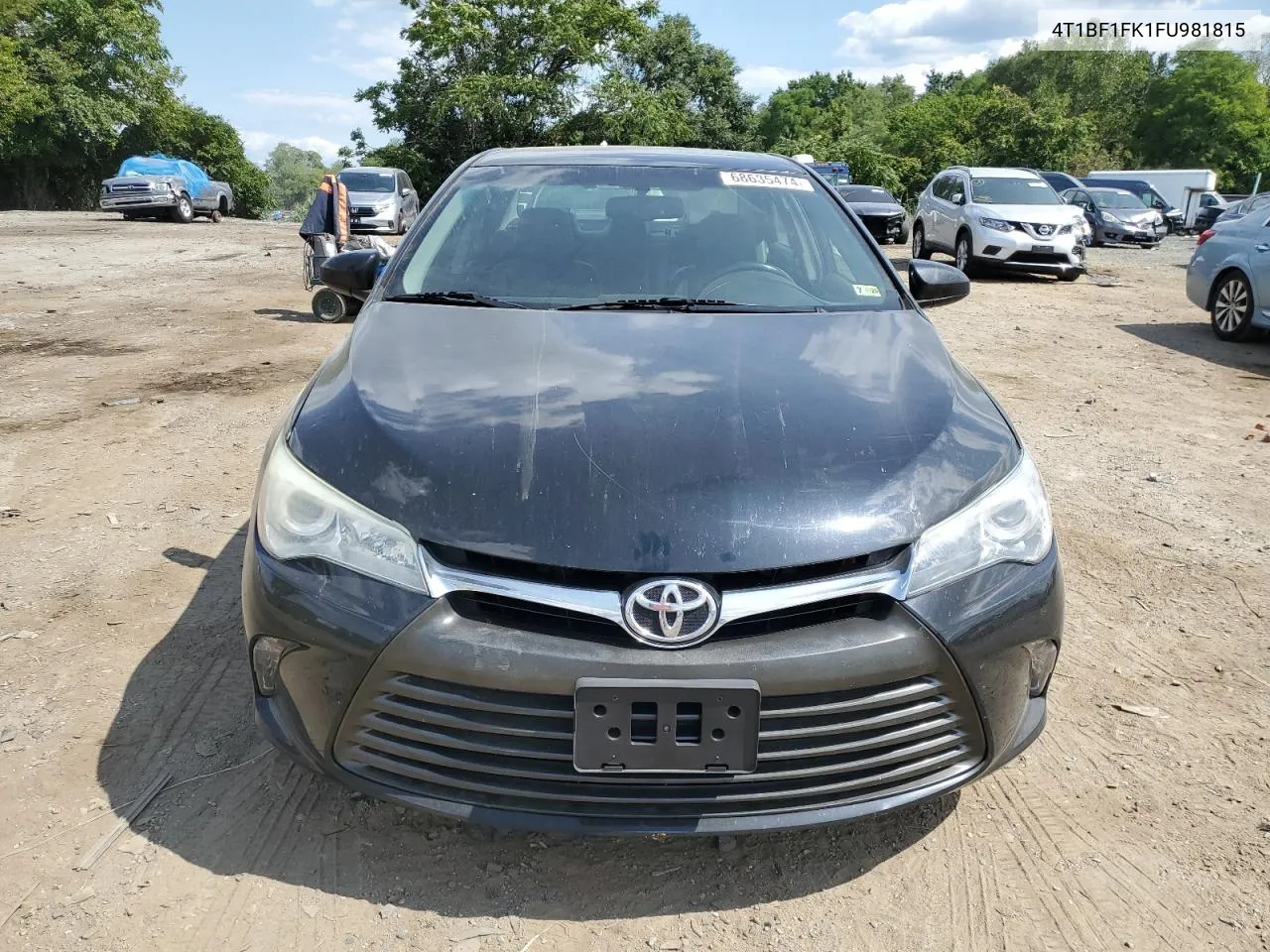 2015 Toyota Camry Le VIN: 4T1BF1FK1FU981815 Lot: 68635474