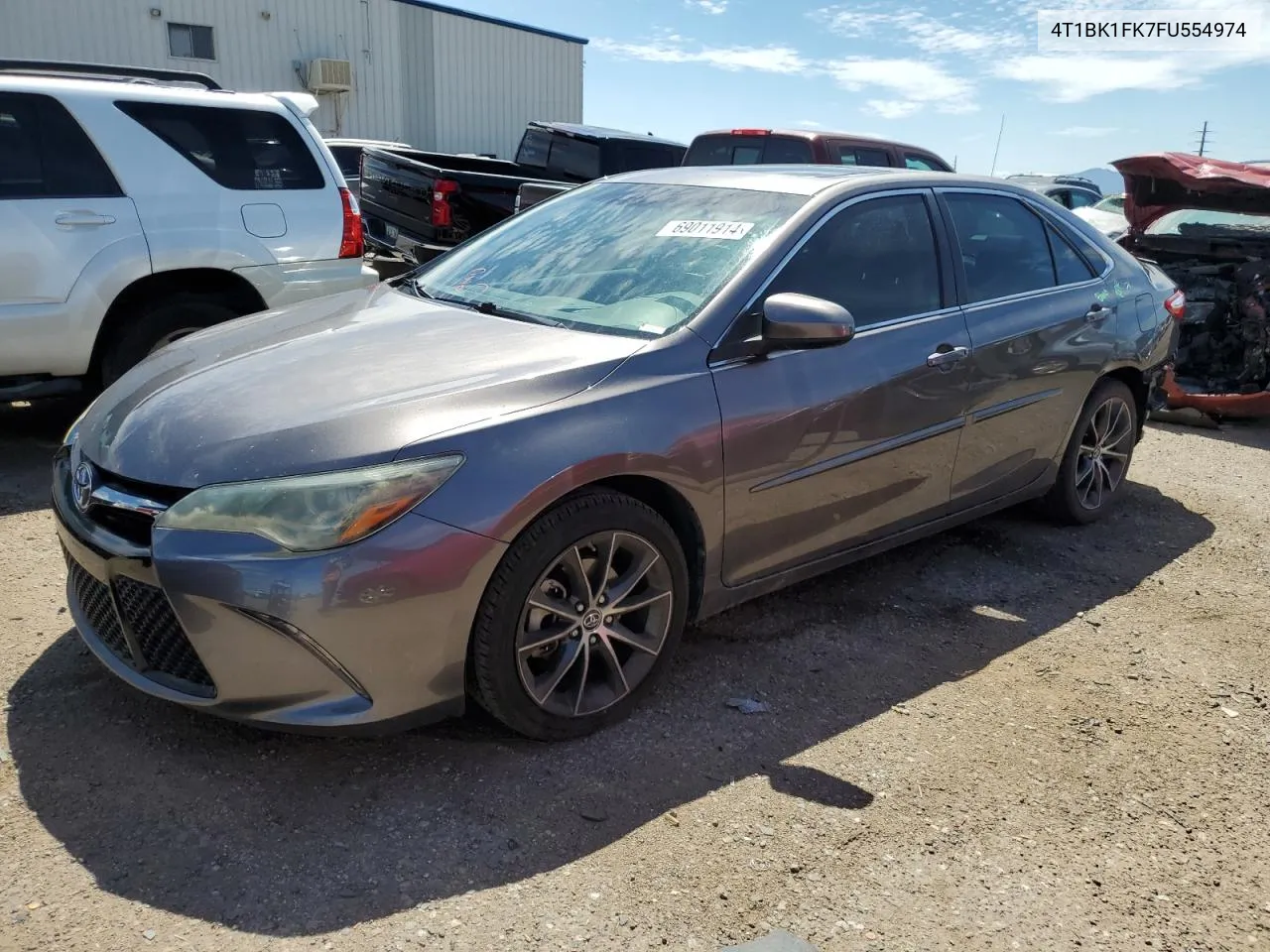 2015 Toyota Camry Xse VIN: 4T1BK1FK7FU554974 Lot: 69011914