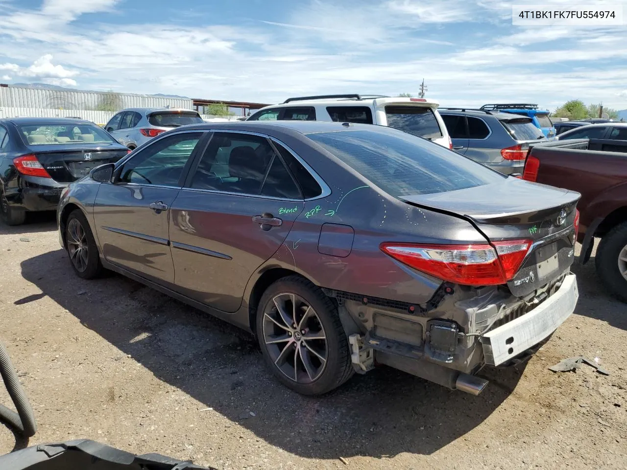 2015 Toyota Camry Xse VIN: 4T1BK1FK7FU554974 Lot: 69011914