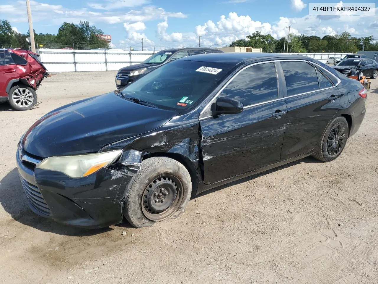 2015 Toyota Camry Le VIN: 4T4BF1FKXFR494327 Lot: 69254384