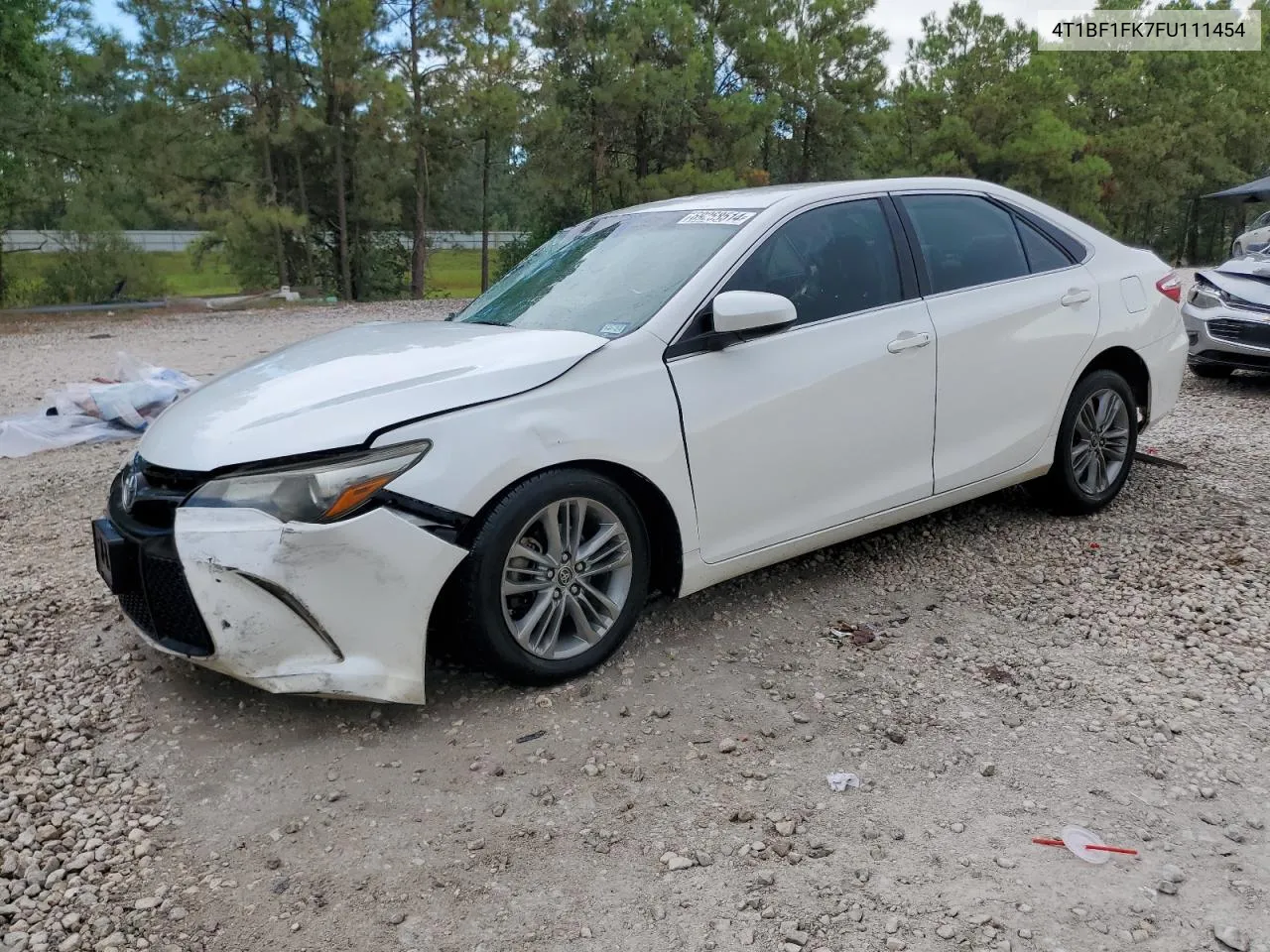 2015 Toyota Camry Le VIN: 4T1BF1FK7FU111454 Lot: 69268514