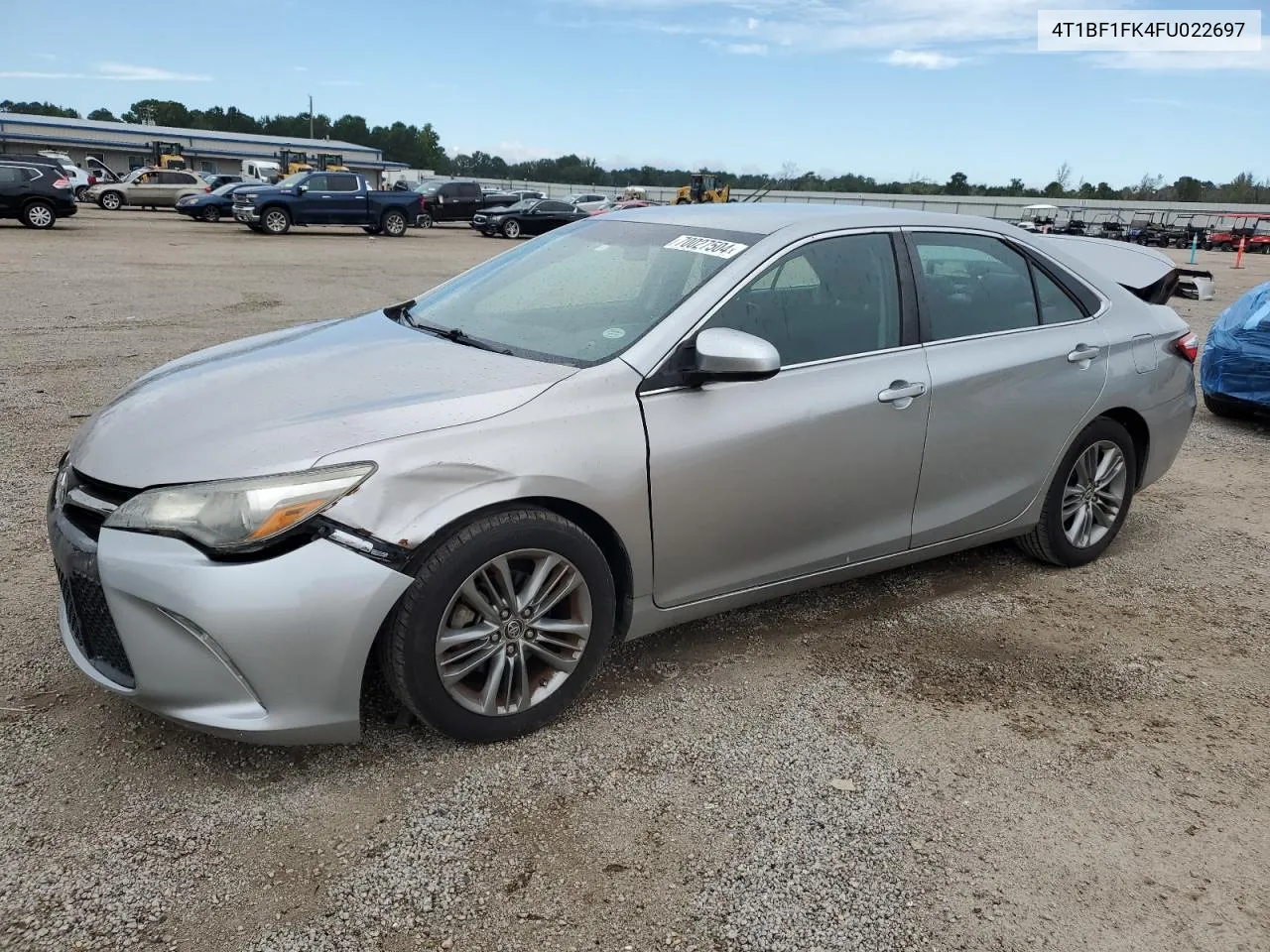 2015 Toyota Camry Le VIN: 4T1BF1FK4FU022697 Lot: 70027504