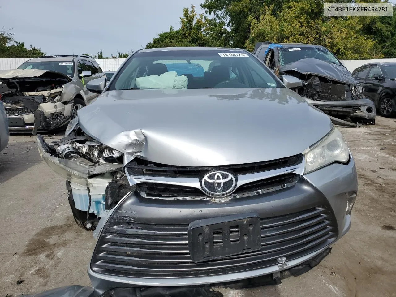 4T4BF1FKXFR494781 2015 Toyota Camry Le