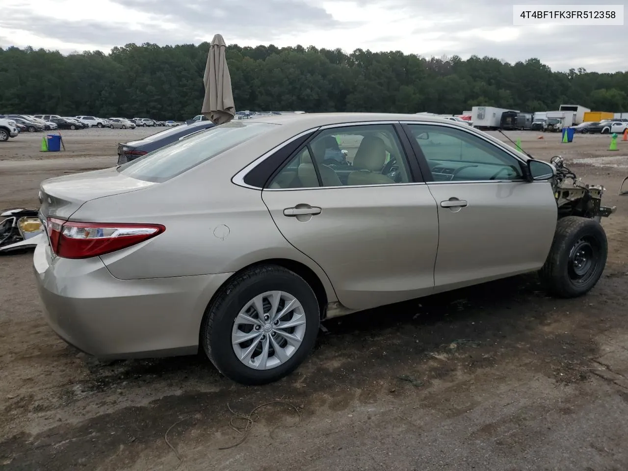 2015 Toyota Camry Le VIN: 4T4BF1FK3FR512358 Lot: 70977984