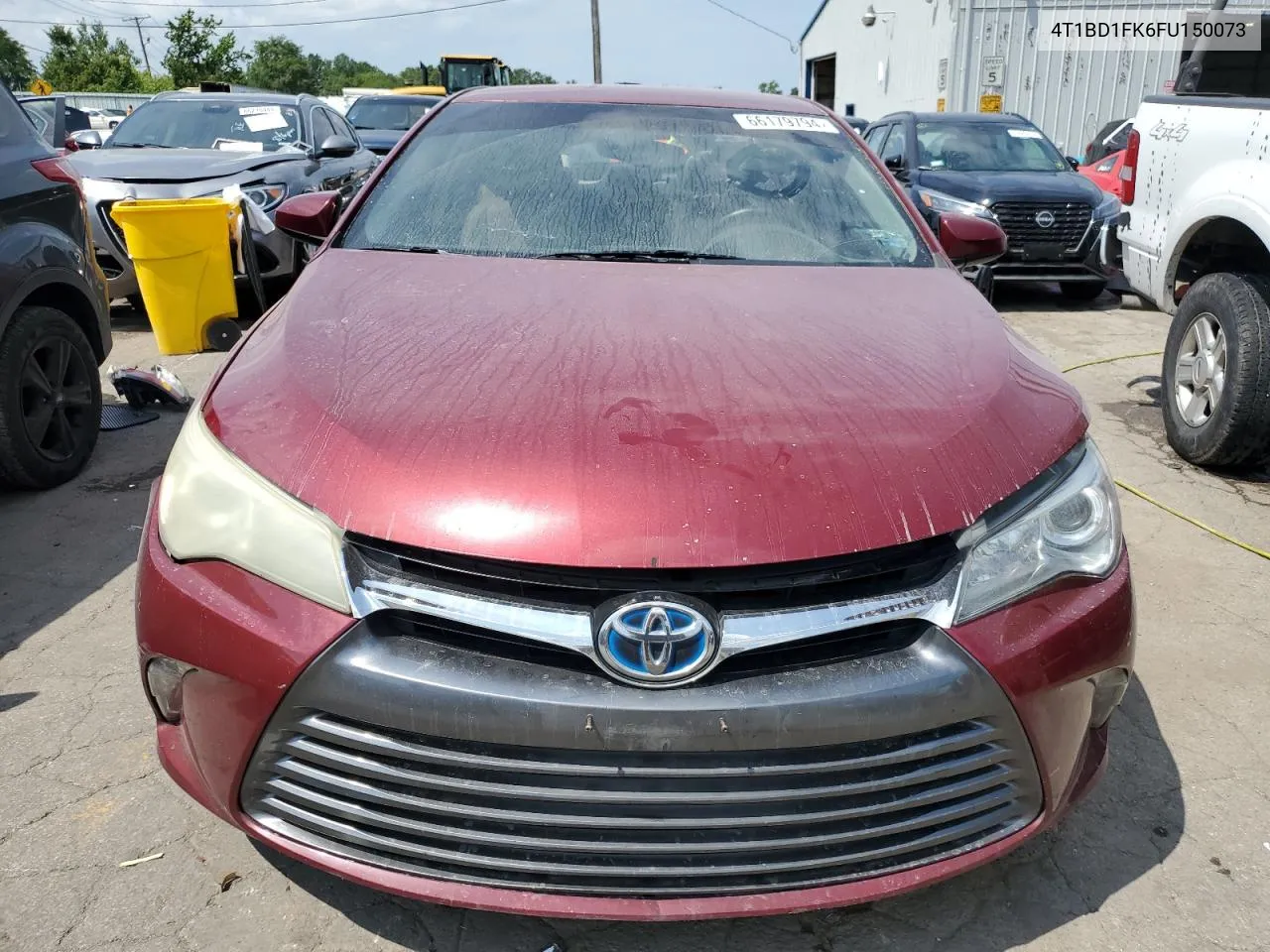 2015 Toyota Camry Hybrid VIN: 4T1BD1FK6FU150073 Lot: 71061294