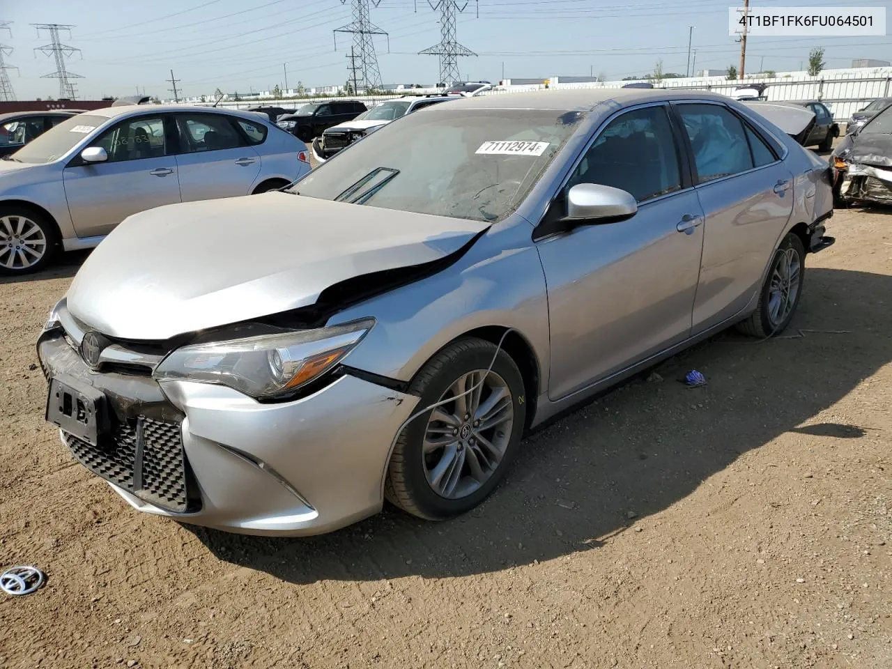 2015 Toyota Camry Le VIN: 4T1BF1FK6FU064501 Lot: 71112974