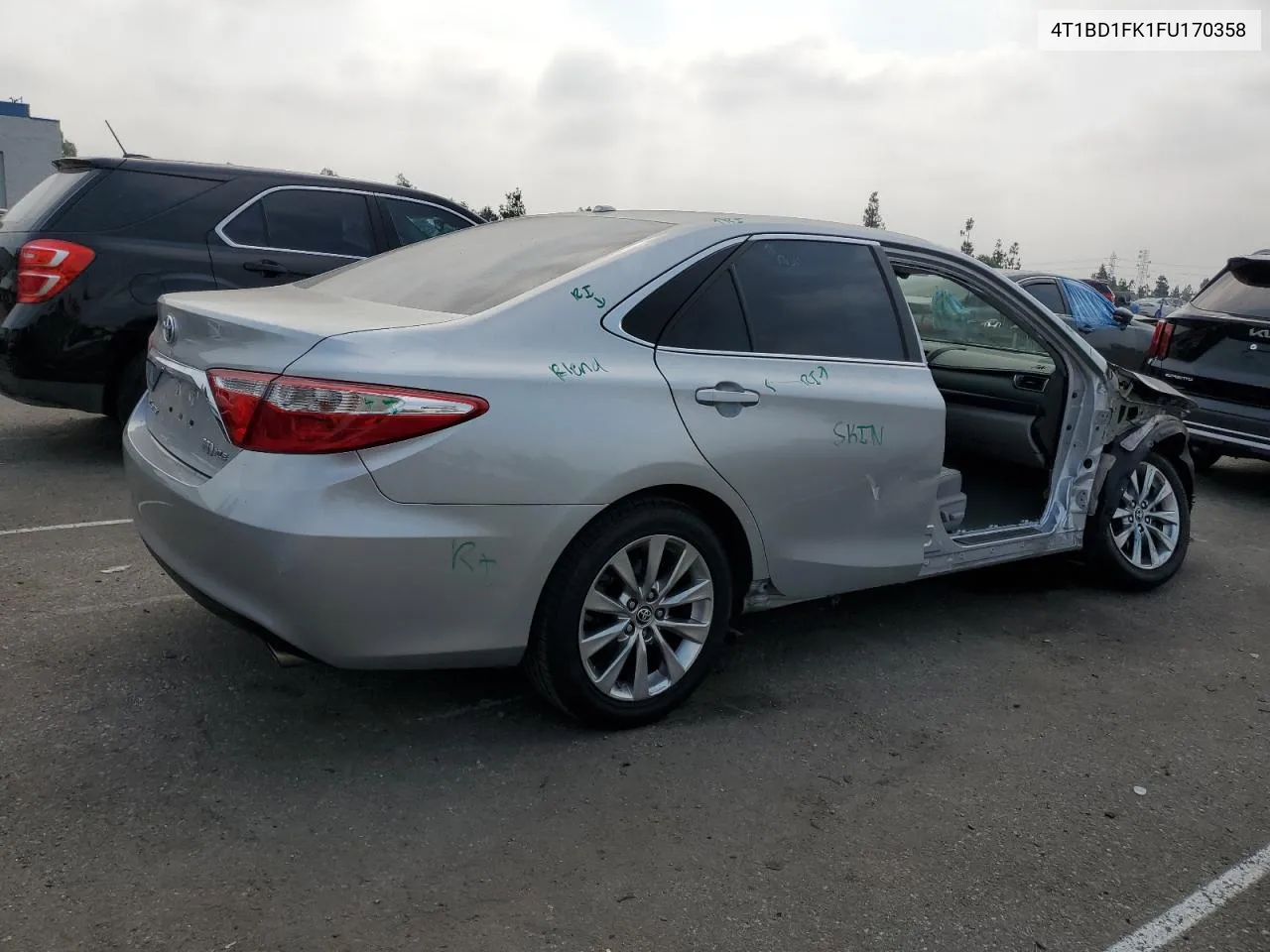 2015 Toyota Camry Hybrid VIN: 4T1BD1FK1FU170358 Lot: 71431104