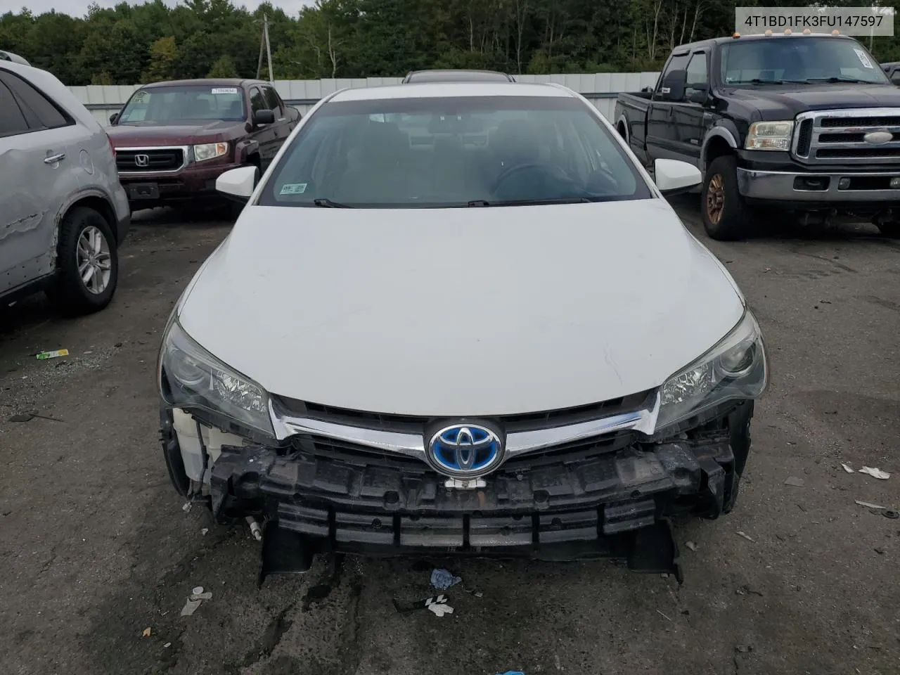 2015 Toyota Camry Hybrid VIN: 4T1BD1FK3FU147597 Lot: 71606984