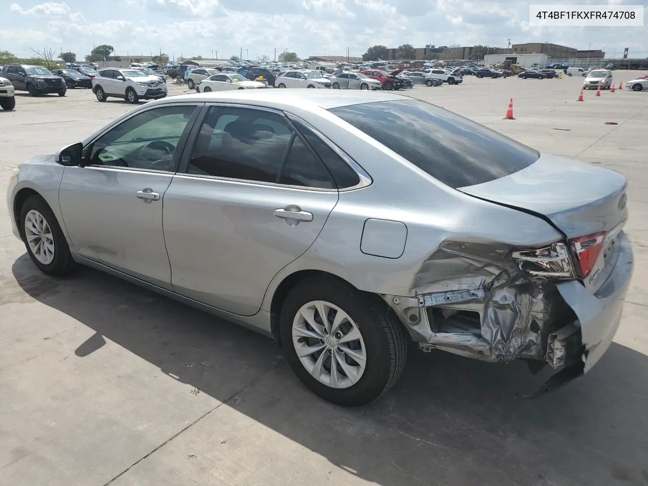 2015 Toyota Camry Le VIN: 4T4BF1FKXFR474708 Lot: 71626394