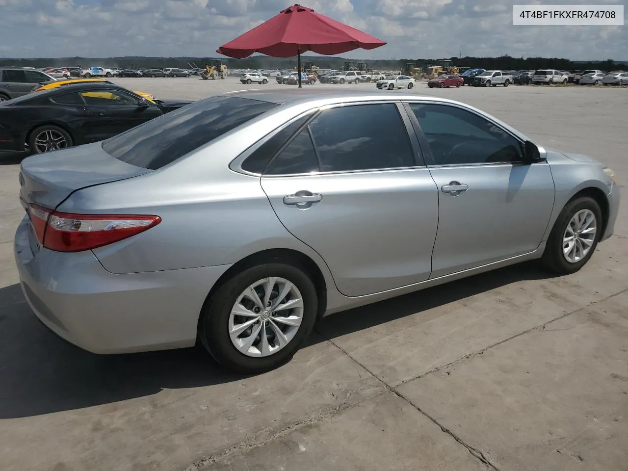 2015 Toyota Camry Le VIN: 4T4BF1FKXFR474708 Lot: 71626394