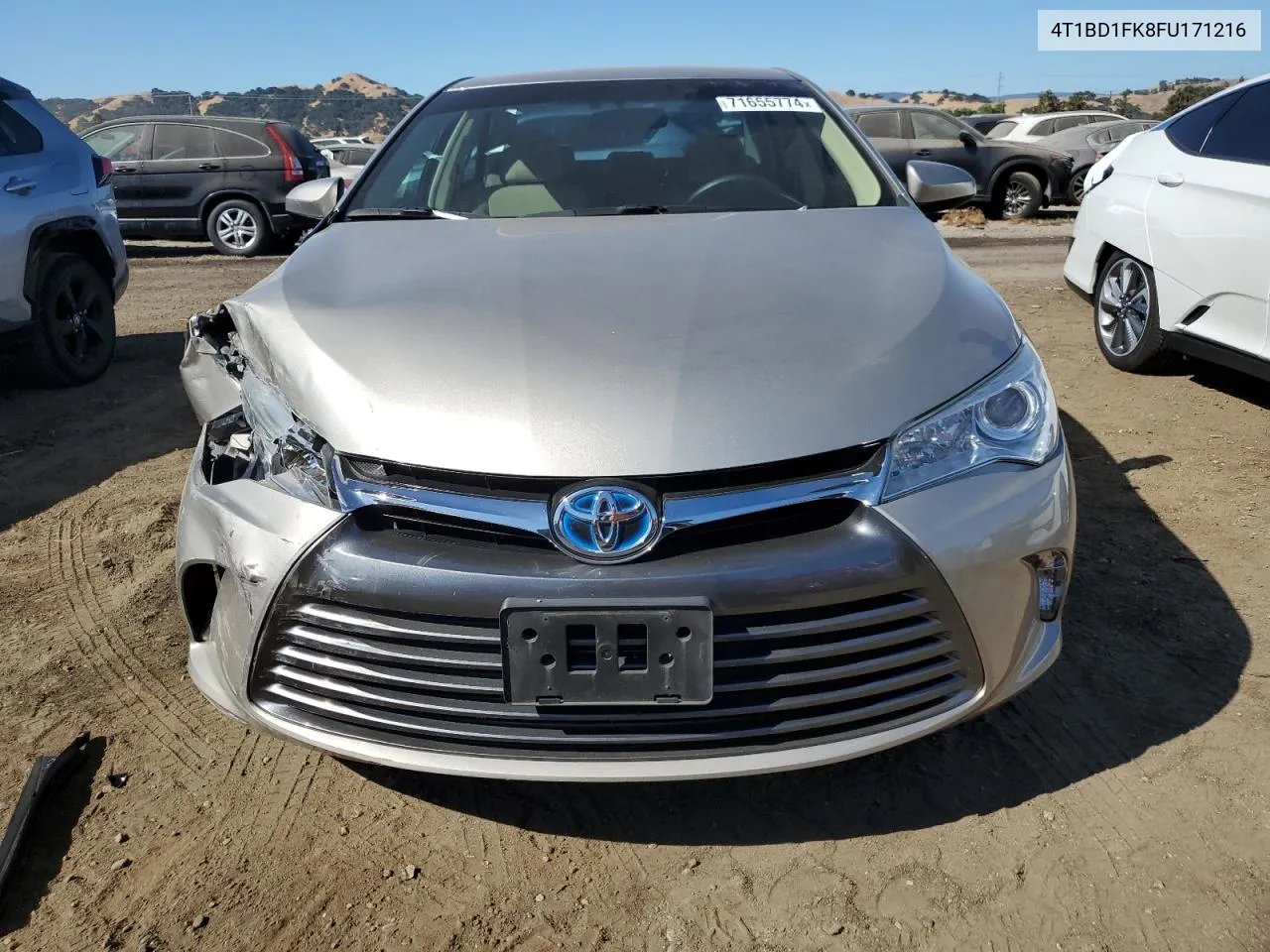 2015 Toyota Camry Hybrid VIN: 4T1BD1FK8FU171216 Lot: 71655774