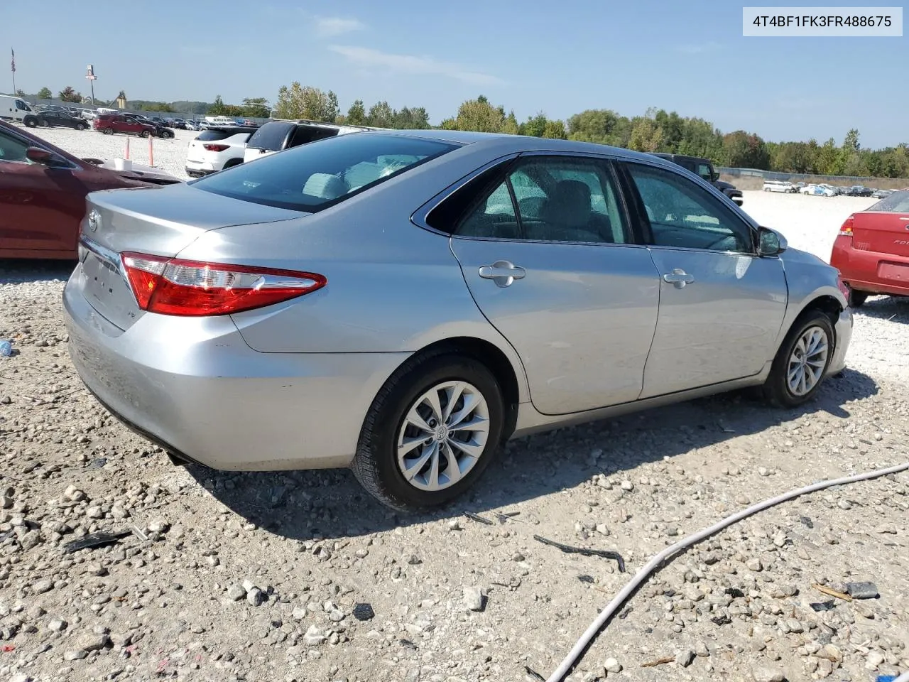 2015 Toyota Camry Le VIN: 4T4BF1FK3FR488675 Lot: 71832644