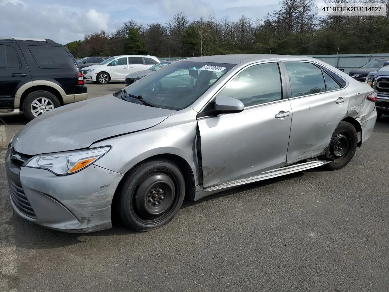 2015 Toyota Camry Le VIN: 4T1BF1FK2FU114827 Lot: 72270694