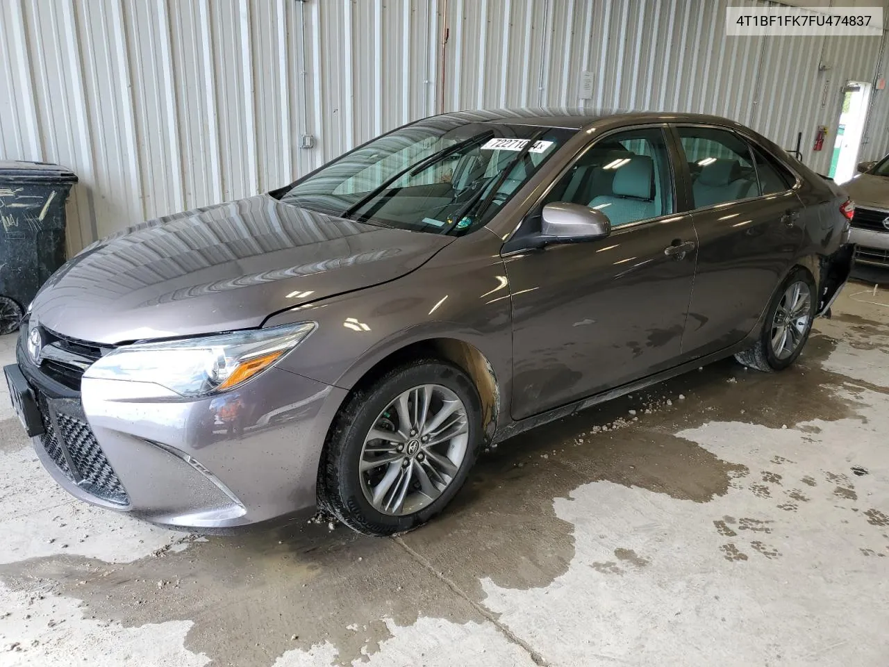 2015 Toyota Camry Le VIN: 4T1BF1FK7FU474837 Lot: 72271034