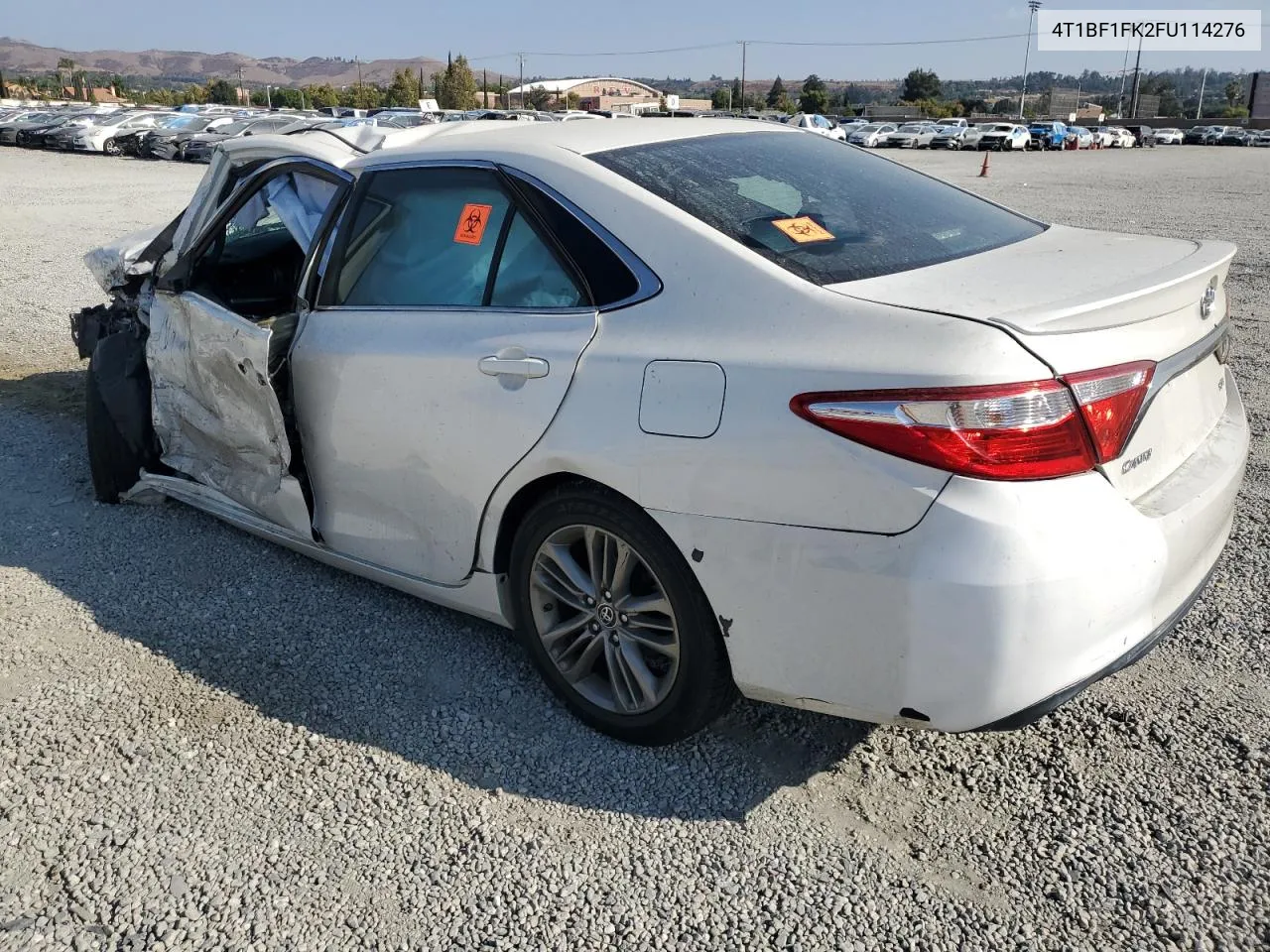 2015 Toyota Camry Le VIN: 4T1BF1FK2FU114276 Lot: 72415504