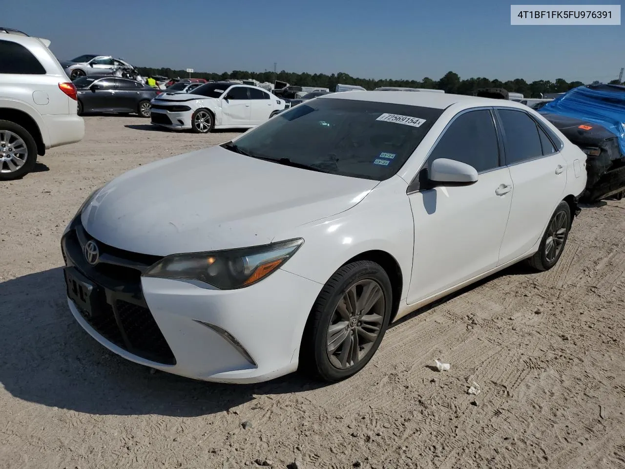 2015 Toyota Camry Le VIN: 4T1BF1FK5FU976391 Lot: 72569154