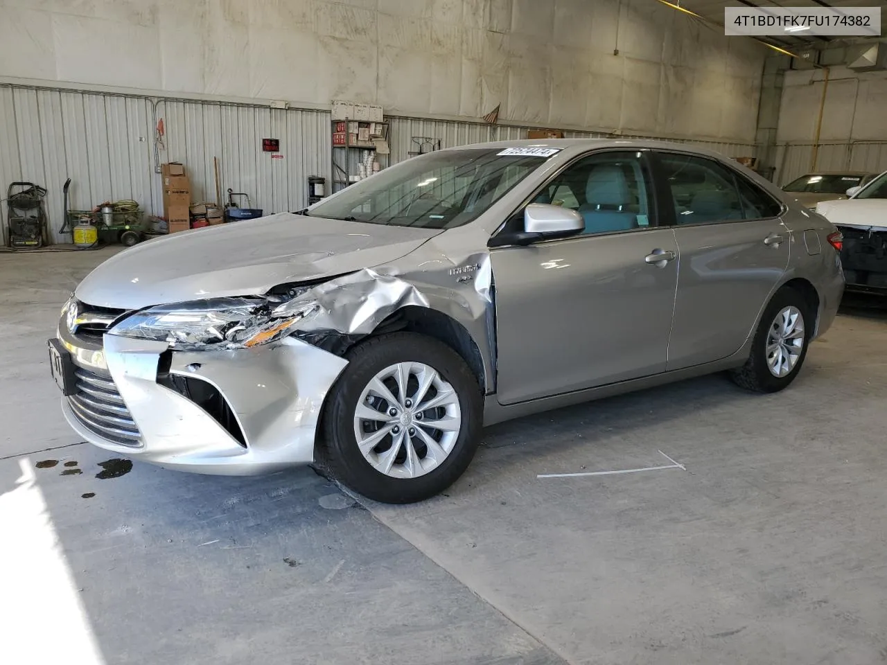 2015 Toyota Camry Hybrid VIN: 4T1BD1FK7FU174382 Lot: 72574474