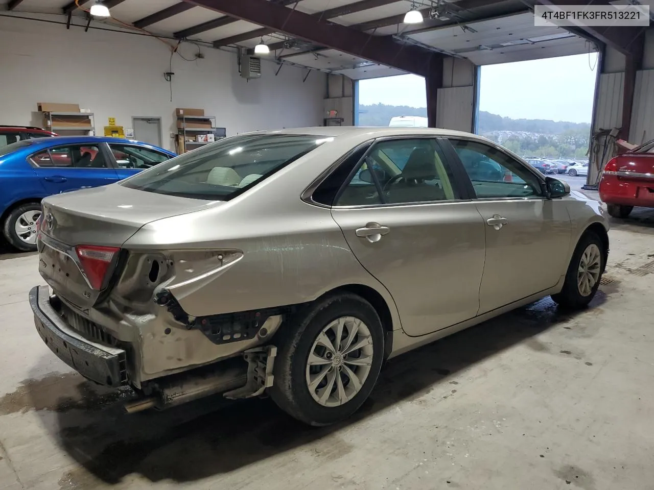 4T4BF1FK3FR513221 2015 Toyota Camry Le