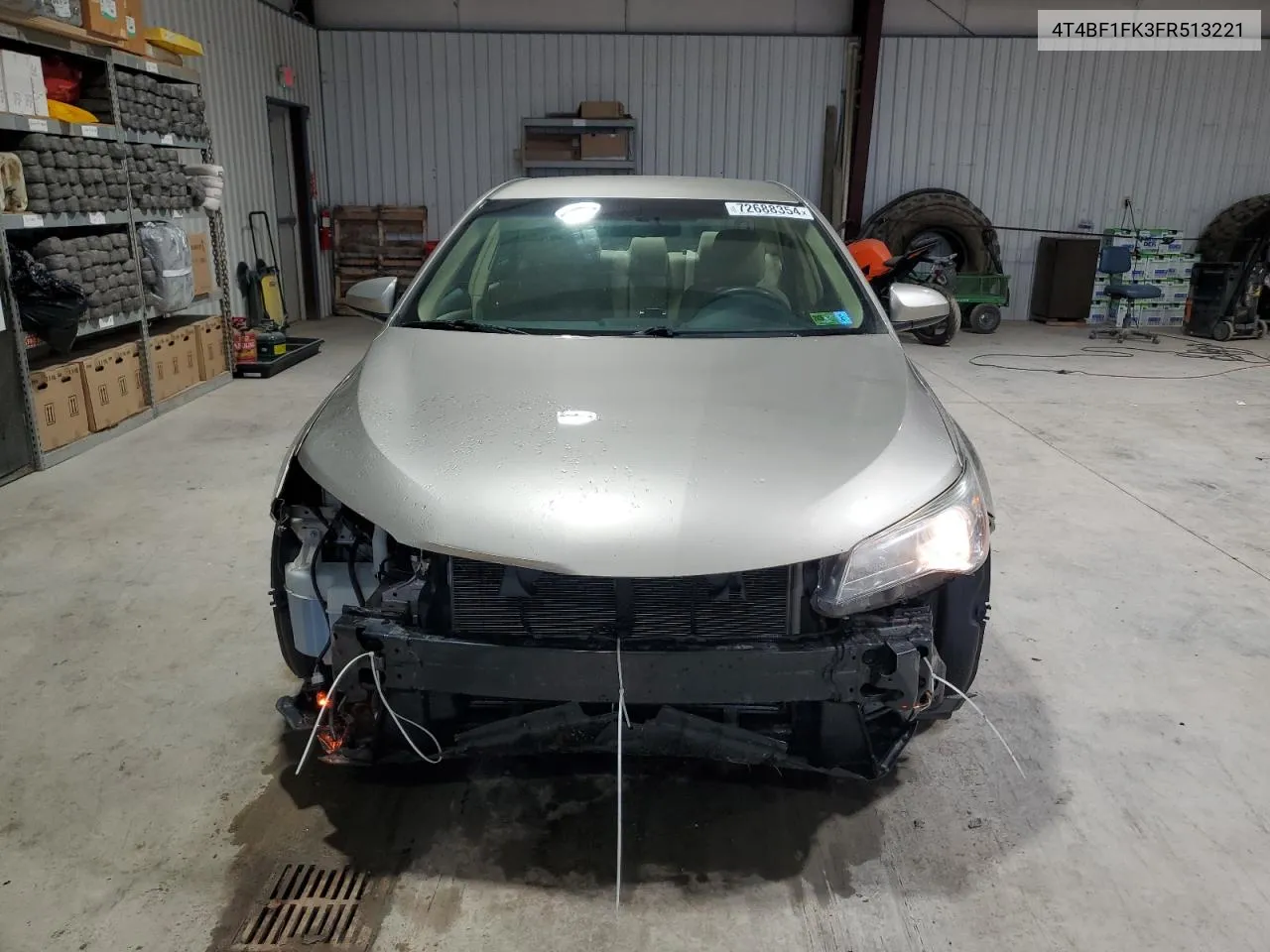 2015 Toyota Camry Le VIN: 4T4BF1FK3FR513221 Lot: 72688354