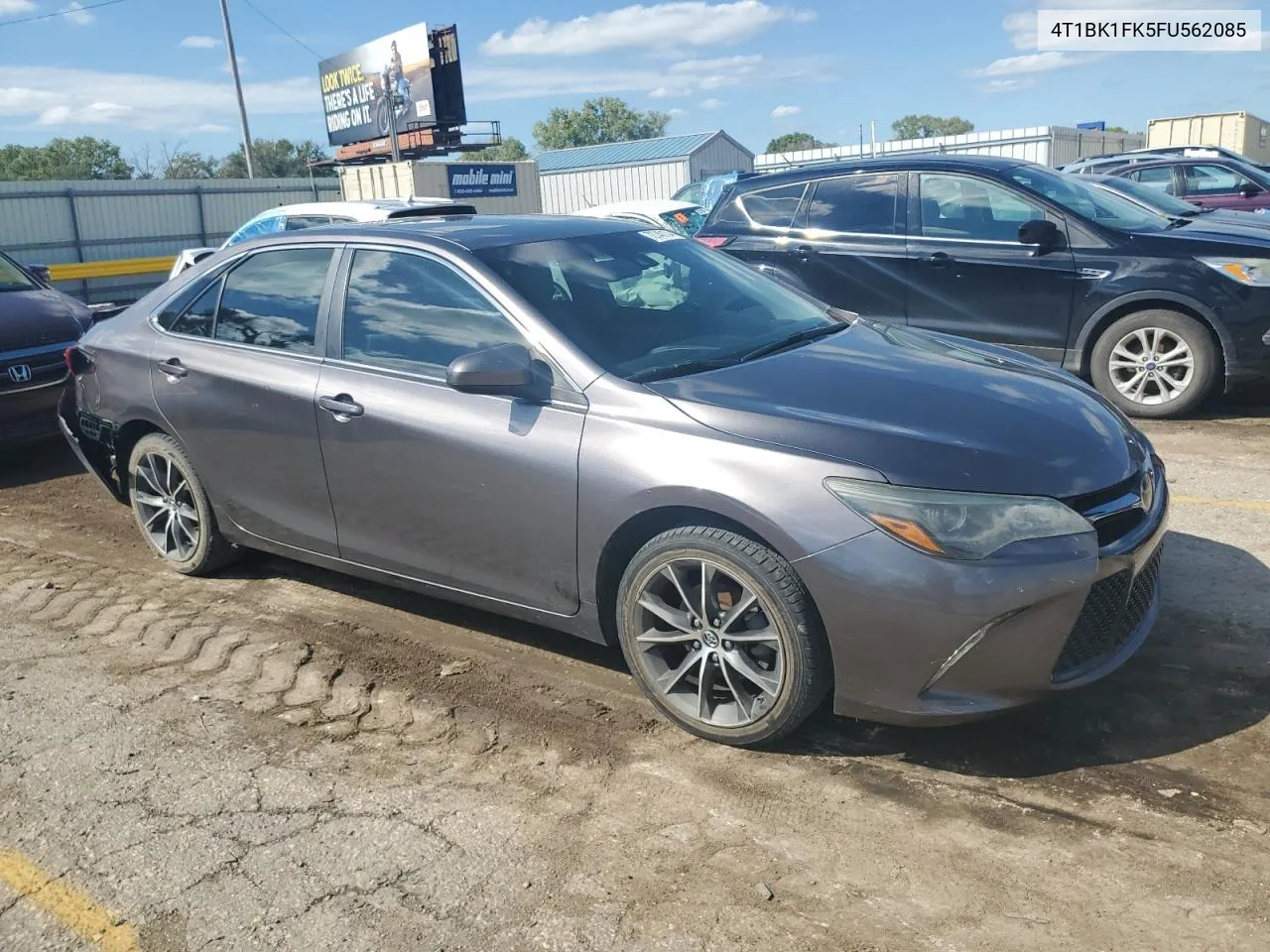 2015 Toyota Camry Xse VIN: 4T1BK1FK5FU562085 Lot: 72740104