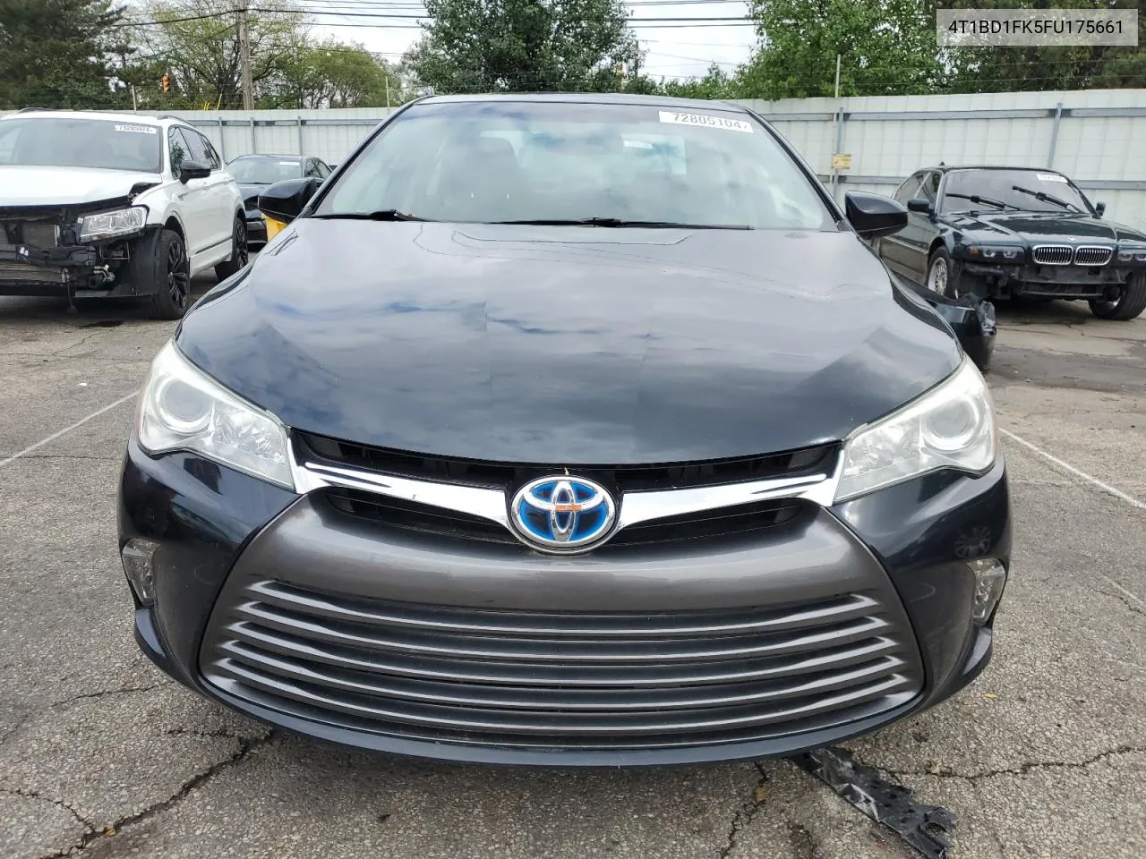 2015 Toyota Camry Hybrid VIN: 4T1BD1FK5FU175661 Lot: 72805104