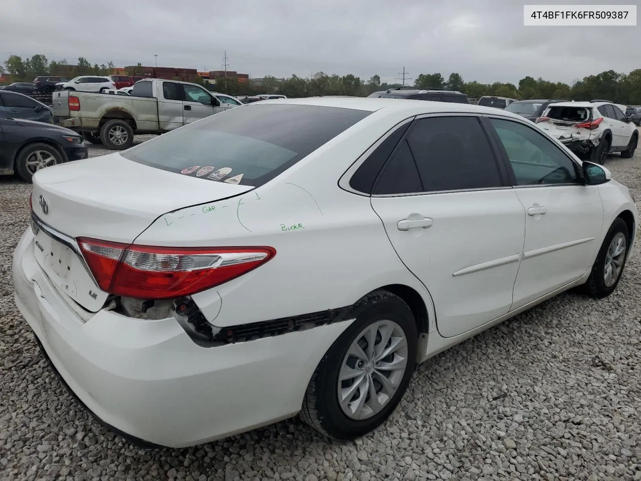 2015 Toyota Camry Le VIN: 4T4BF1FK6FR509387 Lot: 72807184