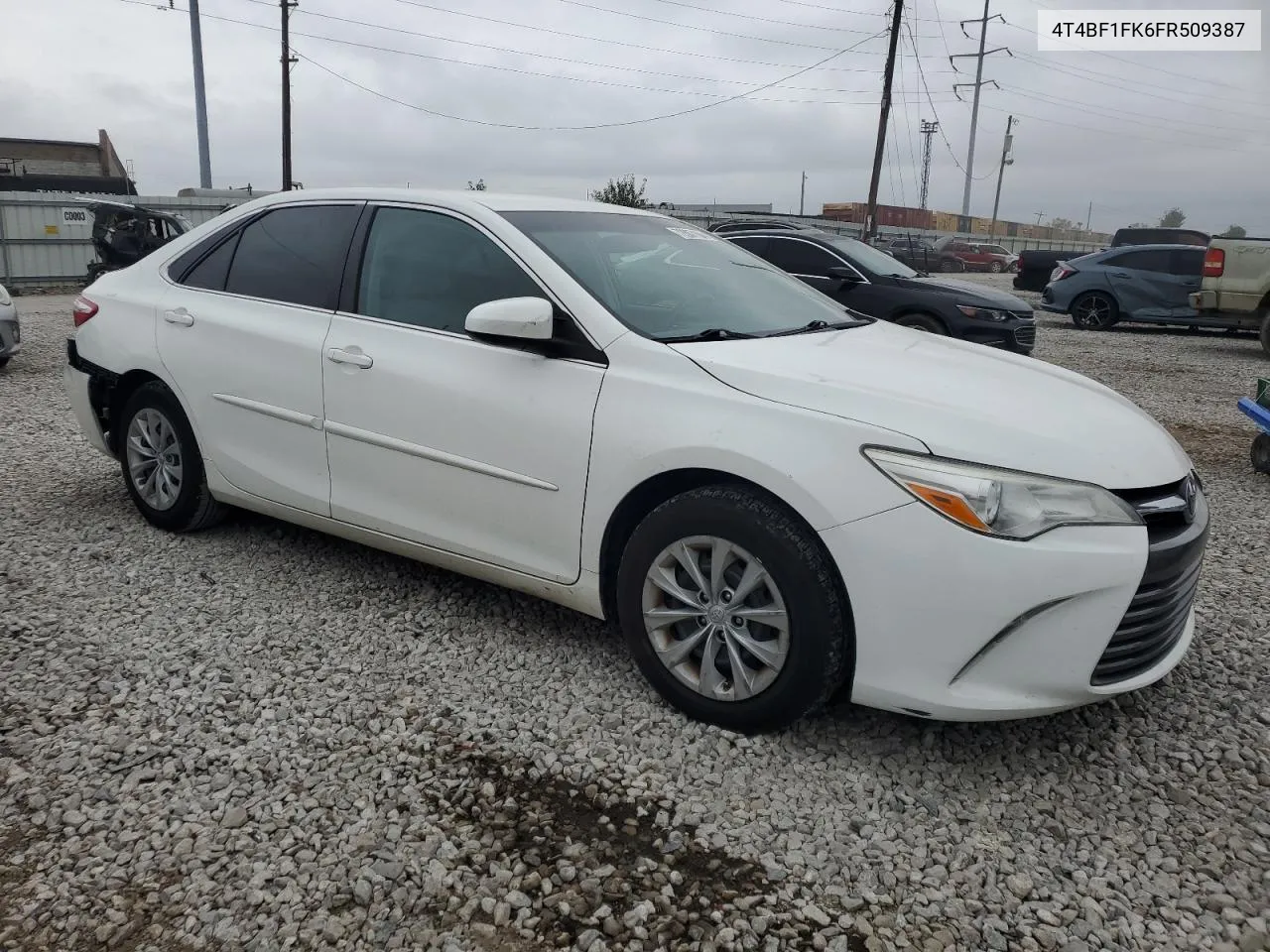 2015 Toyota Camry Le VIN: 4T4BF1FK6FR509387 Lot: 72807184