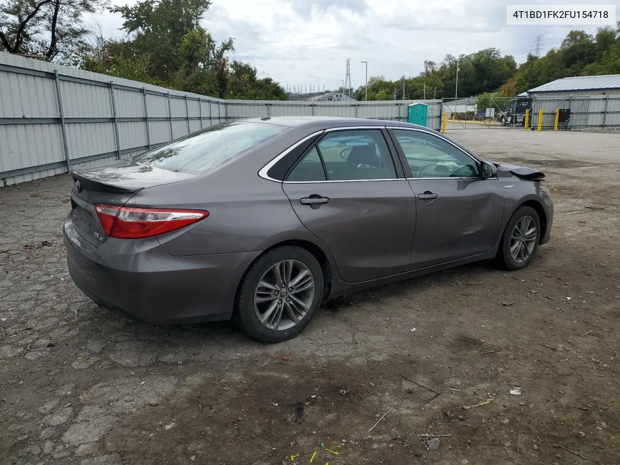 2015 Toyota Camry Hybrid VIN: 4T1BD1FK2FU154718 Lot: 72825844