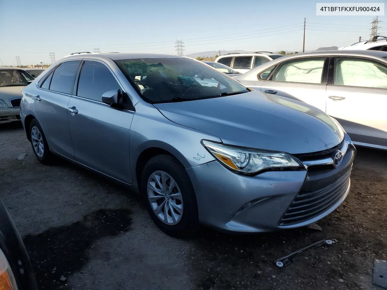 2015 Toyota Camry Le VIN: 4T1BF1FKXFU900424 Lot: 72902304