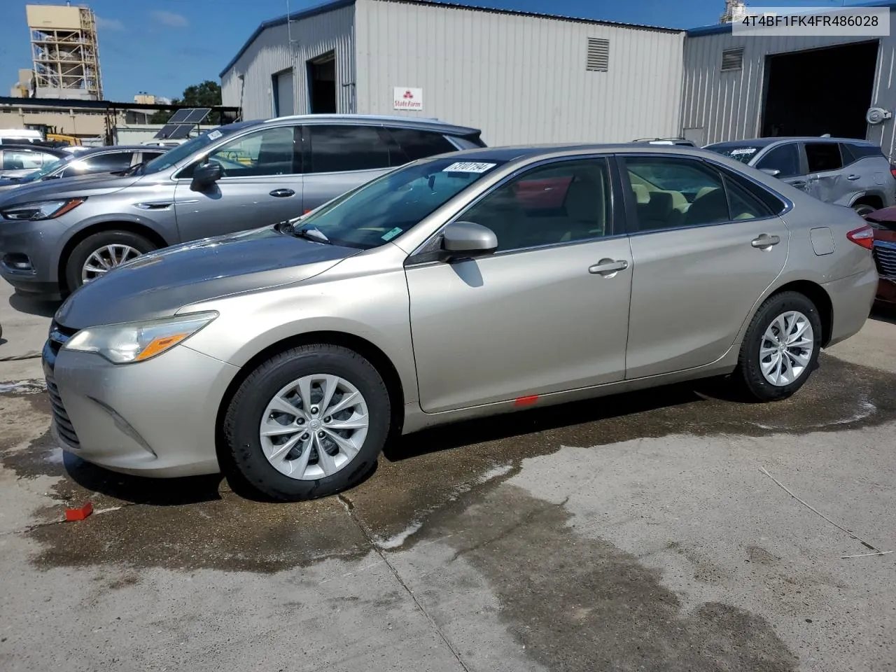 2015 Toyota Camry Le VIN: 4T4BF1FK4FR486028 Lot: 73107194