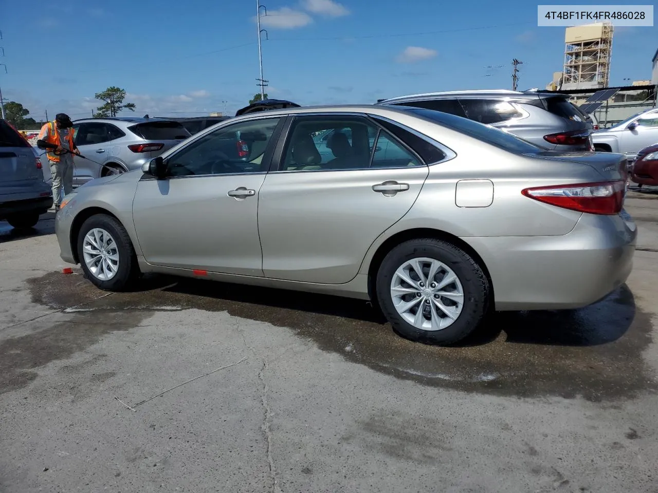 2015 Toyota Camry Le VIN: 4T4BF1FK4FR486028 Lot: 73107194