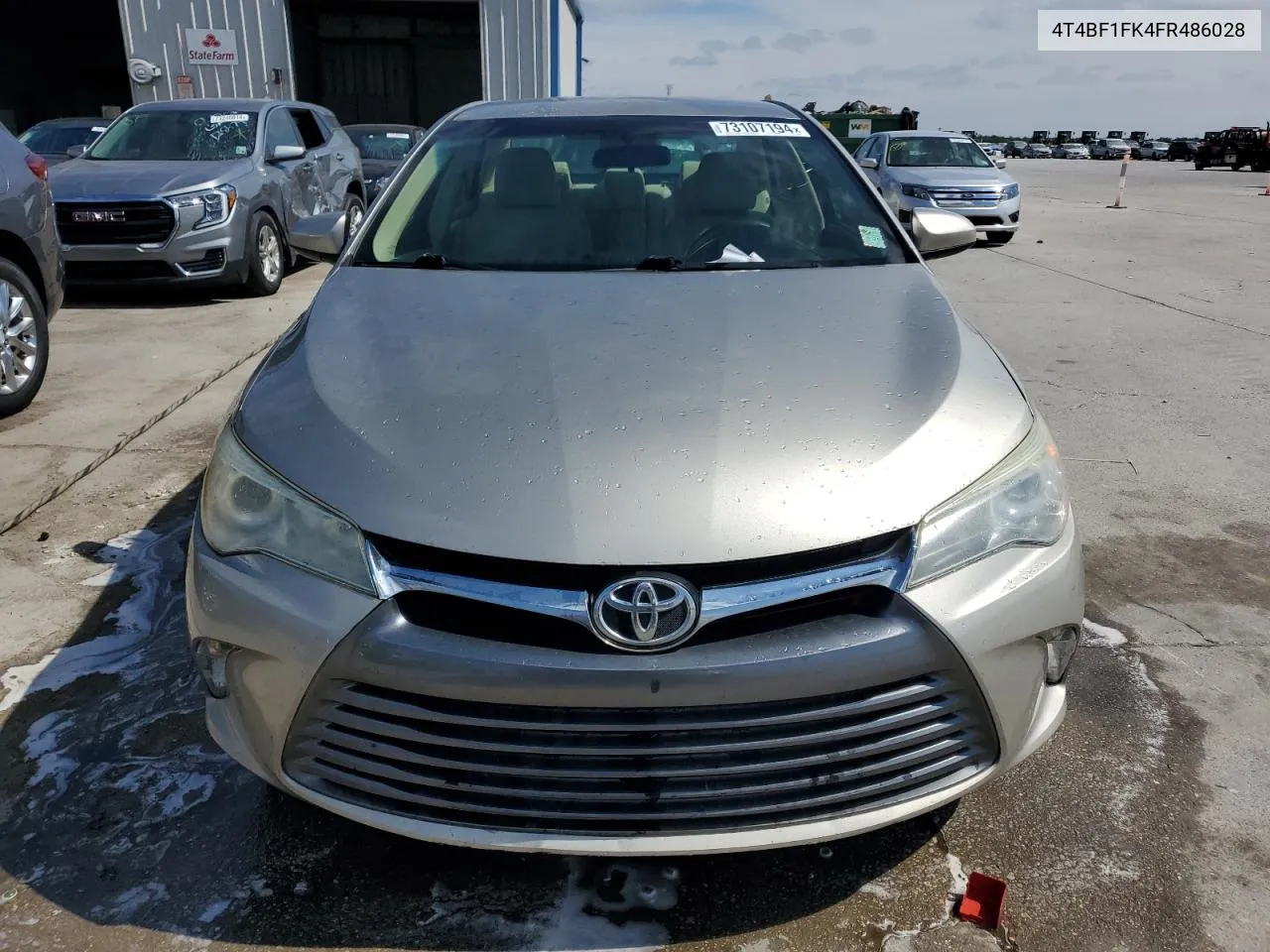 2015 Toyota Camry Le VIN: 4T4BF1FK4FR486028 Lot: 73107194