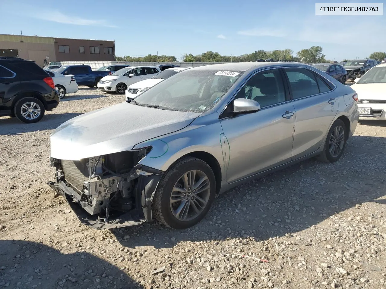 2015 Toyota Camry Le VIN: 4T1BF1FK3FU487763 Lot: 73193244