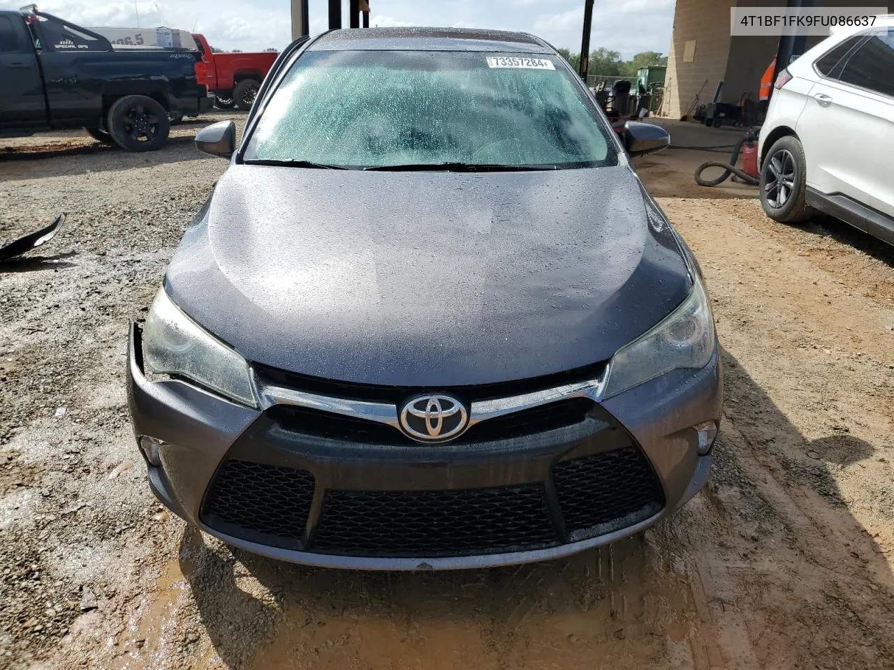 2015 Toyota Camry Le VIN: 4T1BF1FK9FU086637 Lot: 73357284