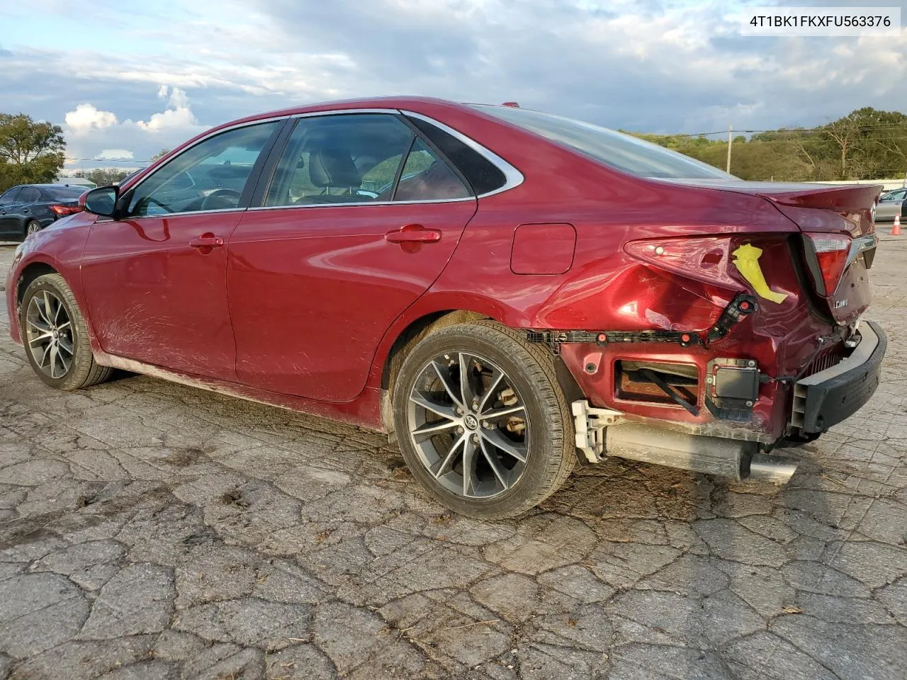 2015 Toyota Camry Xse VIN: 4T1BK1FKXFU563376 Lot: 73519174