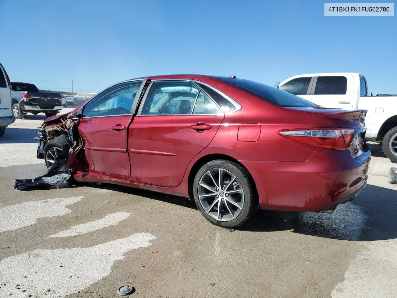 2015 Toyota Camry Xse VIN: 4T1BK1FK1FU562780 Lot: 73558884